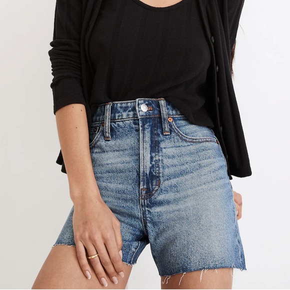 Madewell Pants - Madewell Shorts Women’s Sz 25 Perfect Jean Short Burnett Wash Tencel Denim